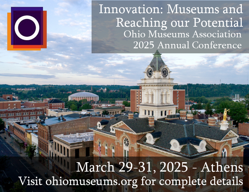 Background showing the skyline of Athens, Ohio with text Call for Session Proposals